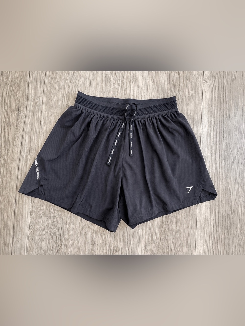 Gymshark Running 5" Shorts Men's Black Size S Athletic
Reflective.